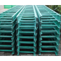 Heavy duty fiberglass ladder type perforated cable tray